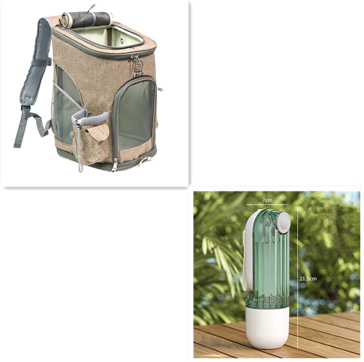 Hydrate Anywhere: 2-in-1 Pet Water Cup for walking & Travel