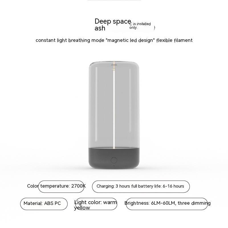 Flexible LED Lamp with 360° Luminous Light & Long-lasting Battery