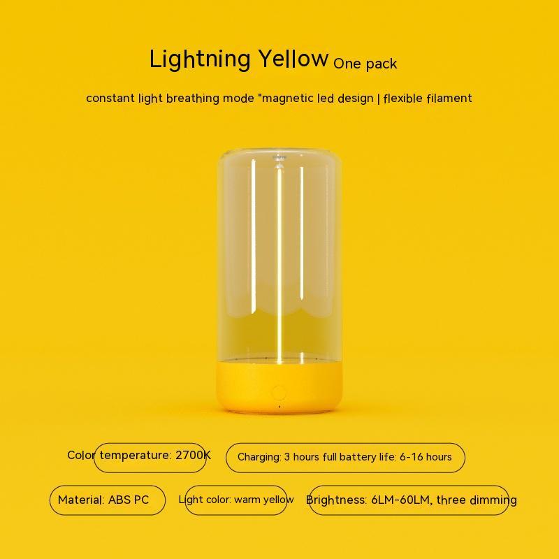 Flexible LED Lamp with 360° Luminous Light & Long-lasting Battery