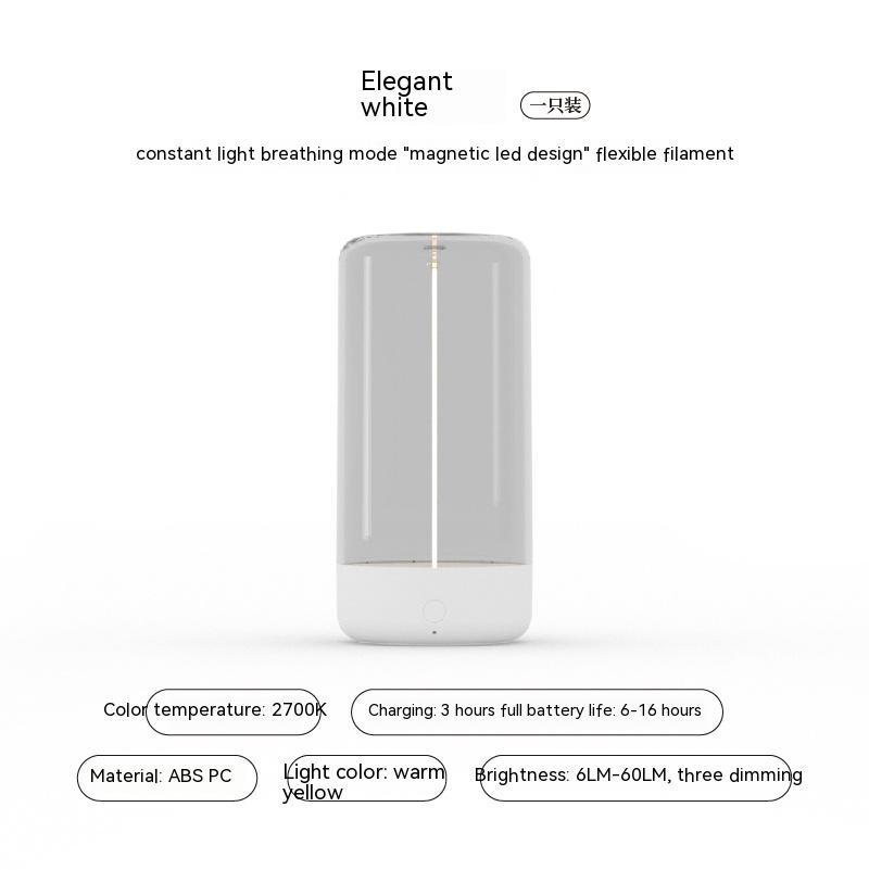 Flexible LED Lamp with 360° Luminous Light & Long-lasting Battery