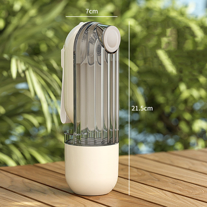Hydrate Anywhere: 2-in-1 Pet Water Cup for walking & Travel